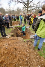 Einblicke in den Boden und das Tun des Klimawandelprojektes gab Frau Dr. Ursula Weiß.